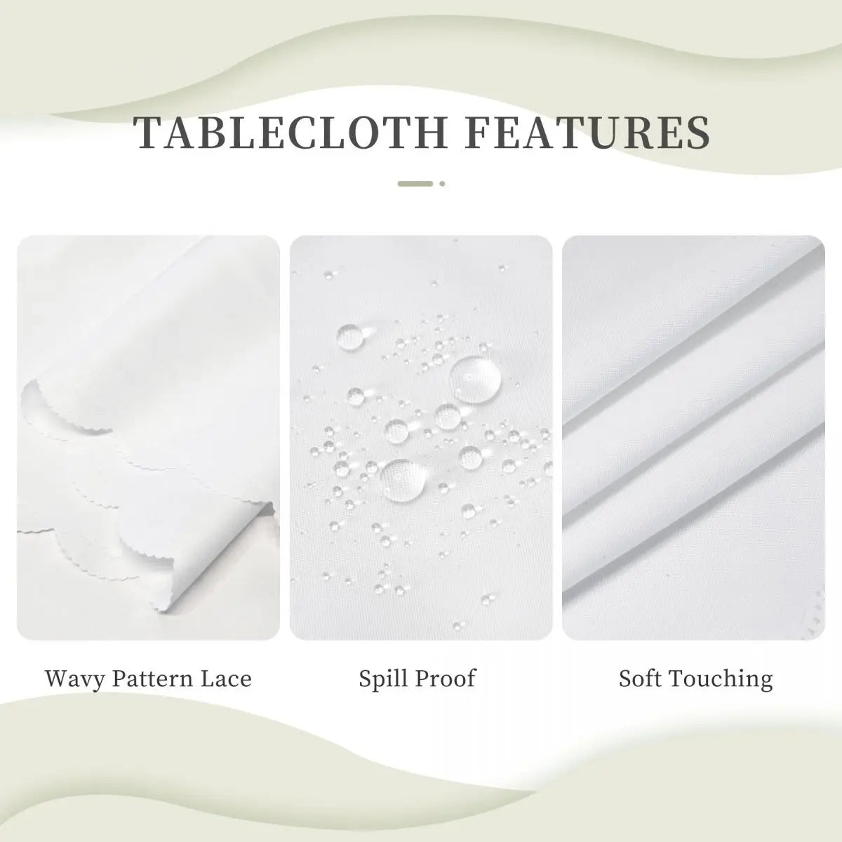 Palestinian Kufiya Pattern Customized Rectangular Tablecloth Waterproof Table