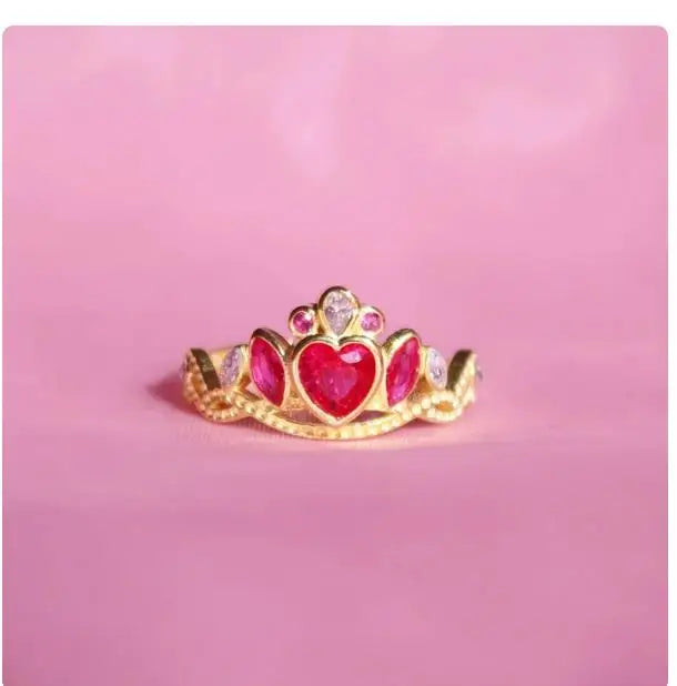 Rapunzel Crown Rings,Princess Jewelry