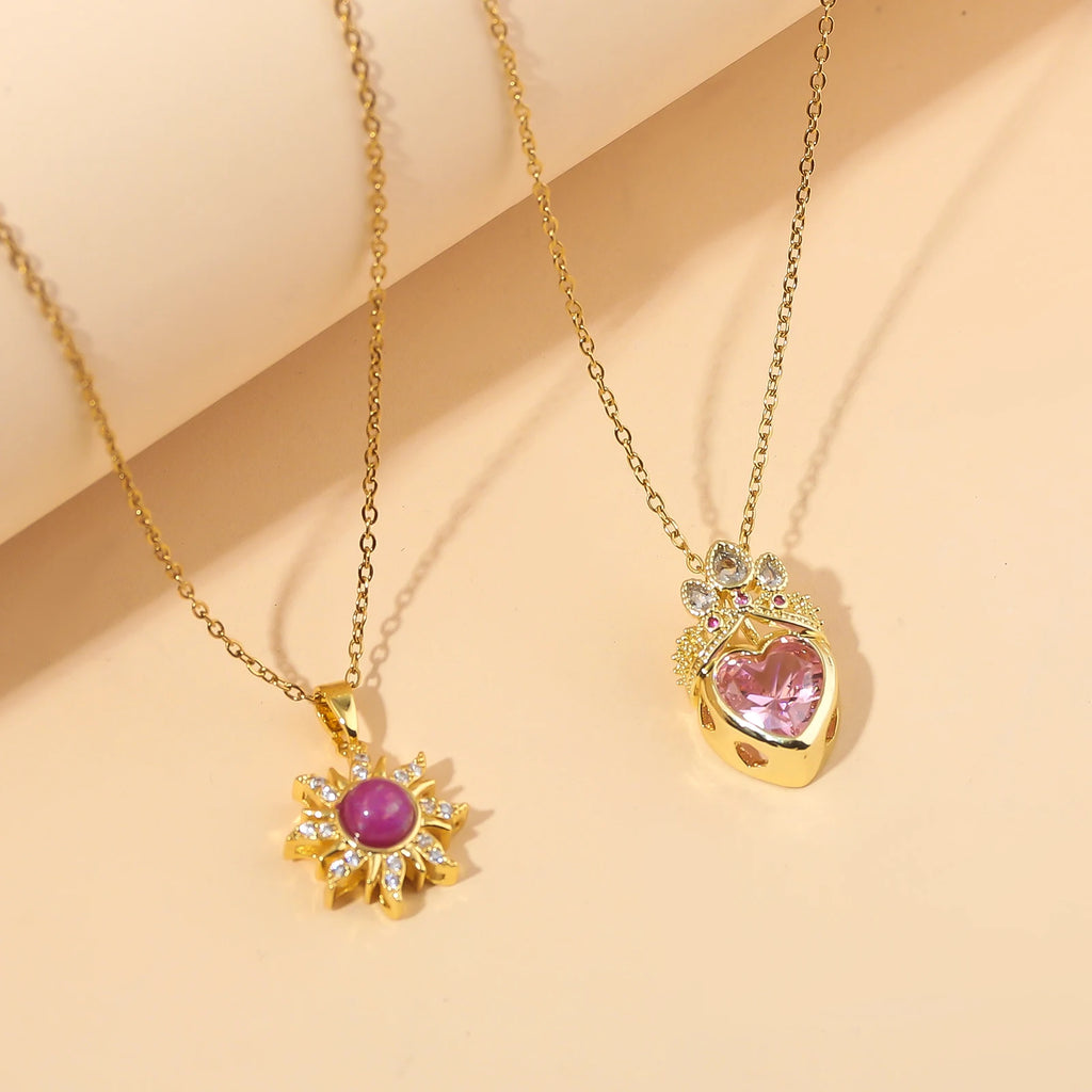 Necklace Rapunzel Rhinestone