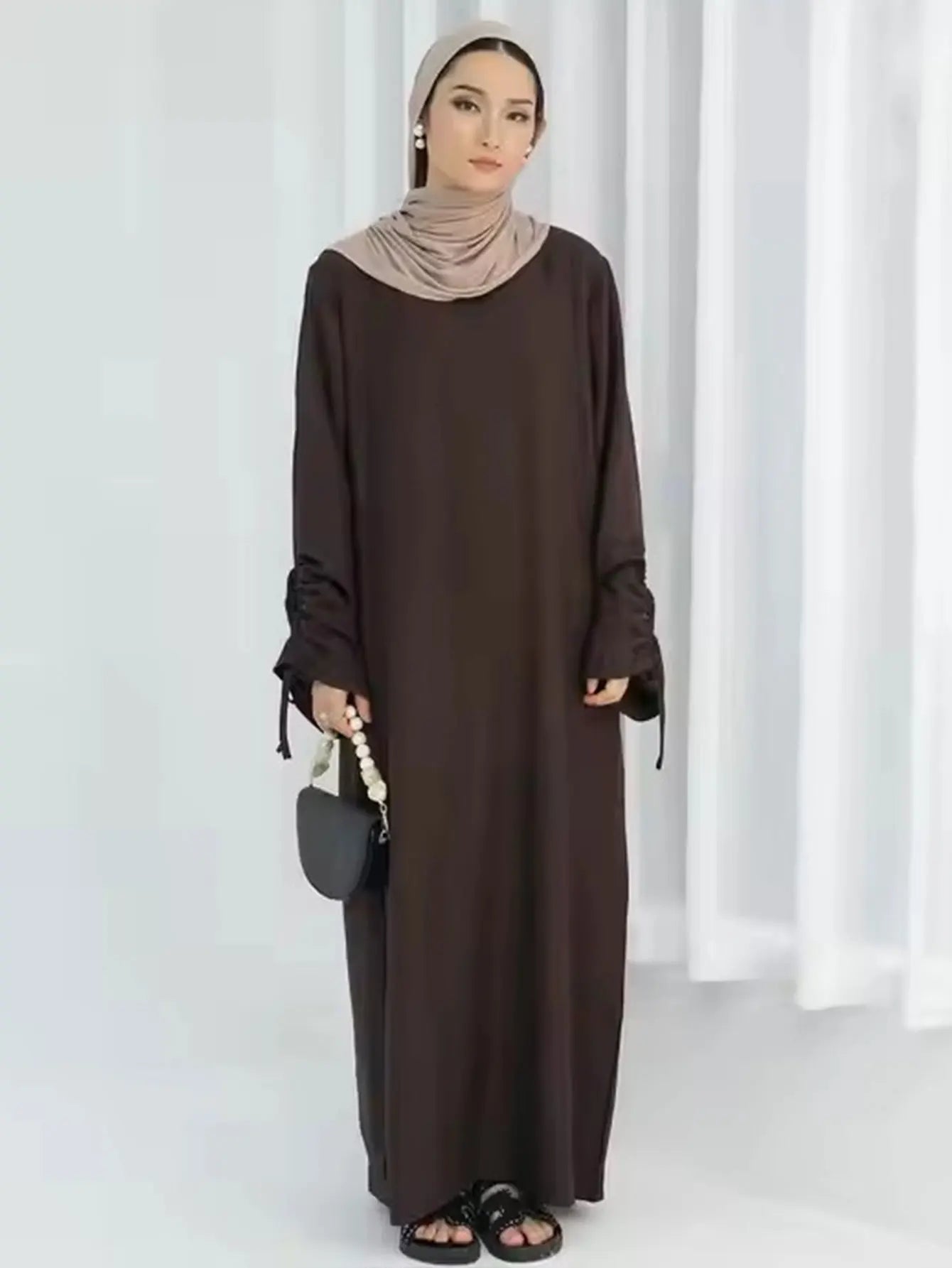 Eid Islamic Modest Dress for Women Abaya
