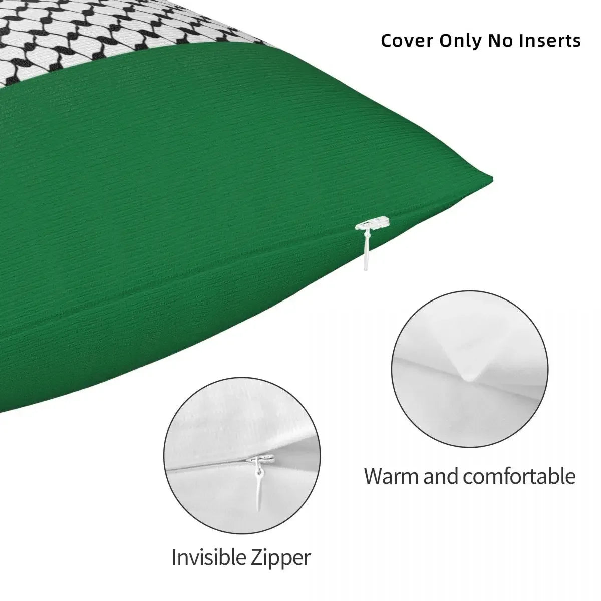 Palestine Flag Pillow Case Palestinian Hatta Kufiya Keffiyeh