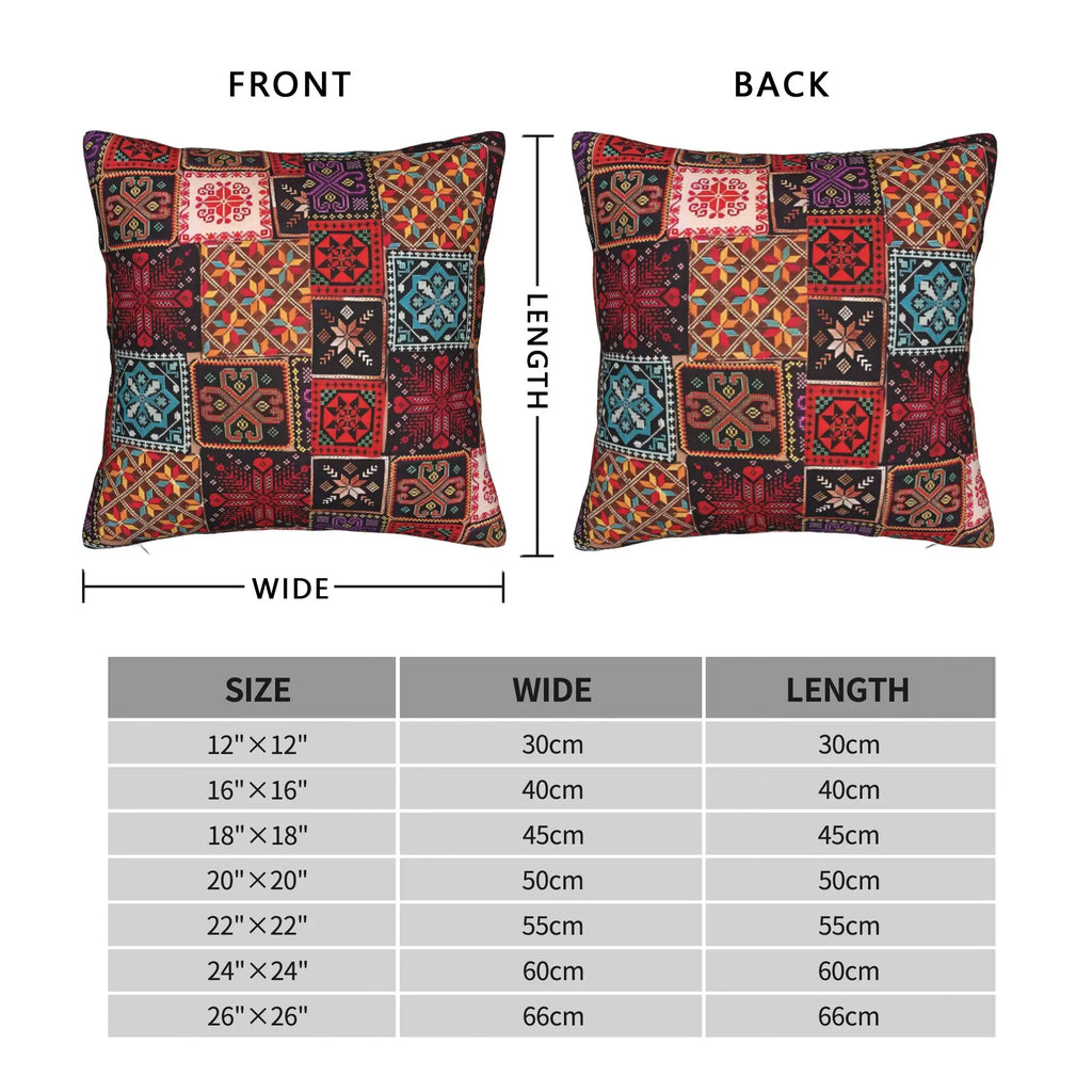 Palestine Embroidery Pillow Cover Design Palestinian Traditiona