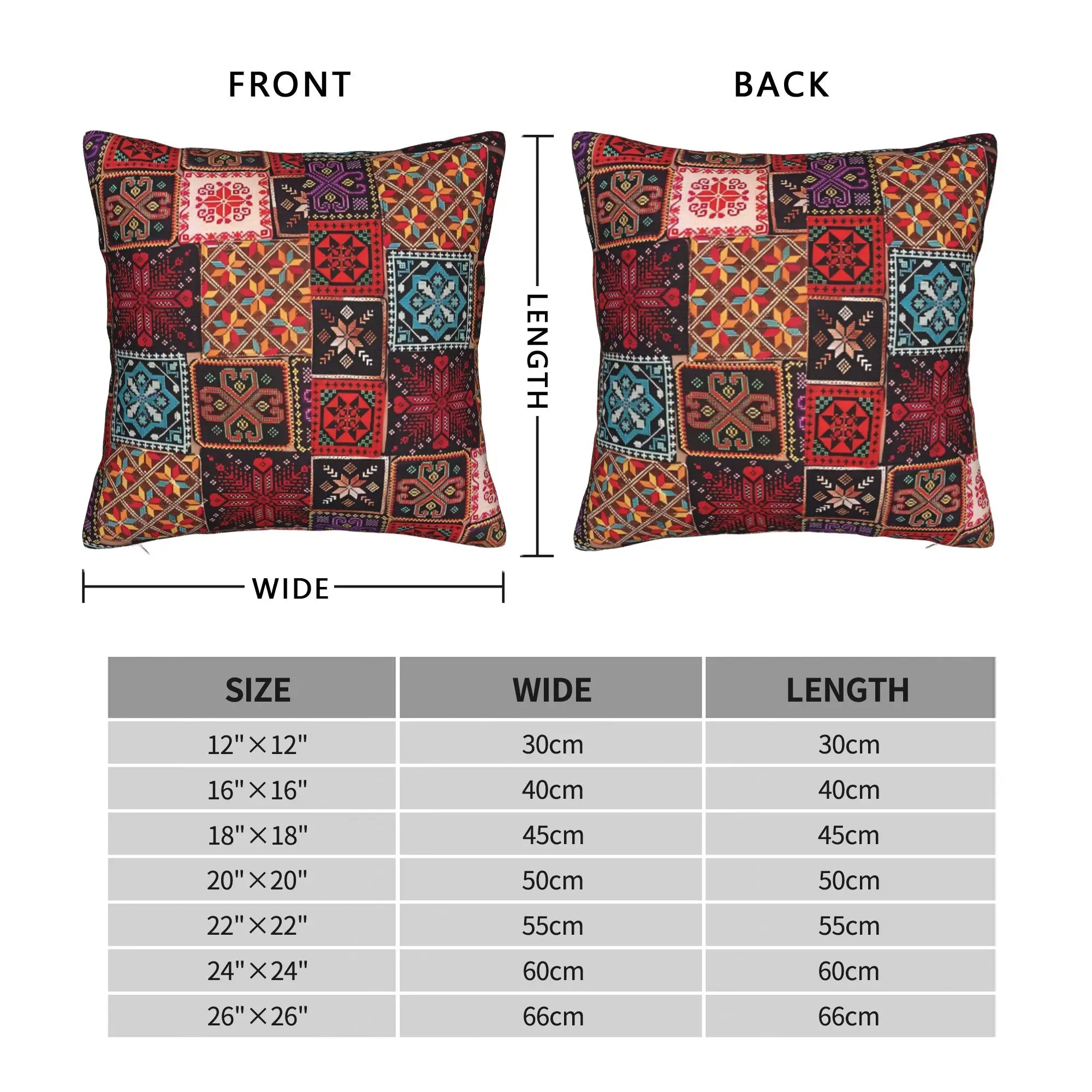 Palestine Embroidery Pillow Cover Design Palestinian Traditiona