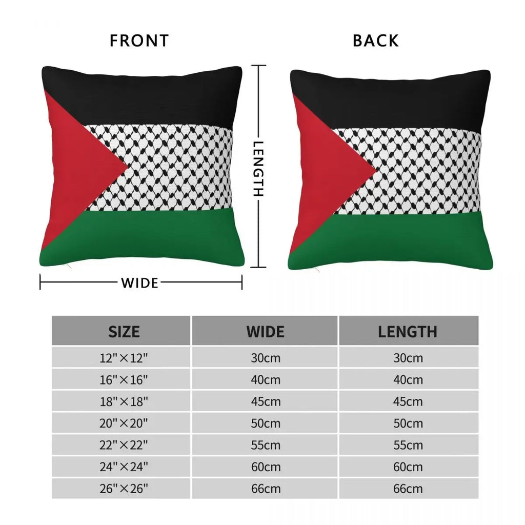 Palestine Flag Pillow Case Palestinian Hatta Kufiya Keffiyeh