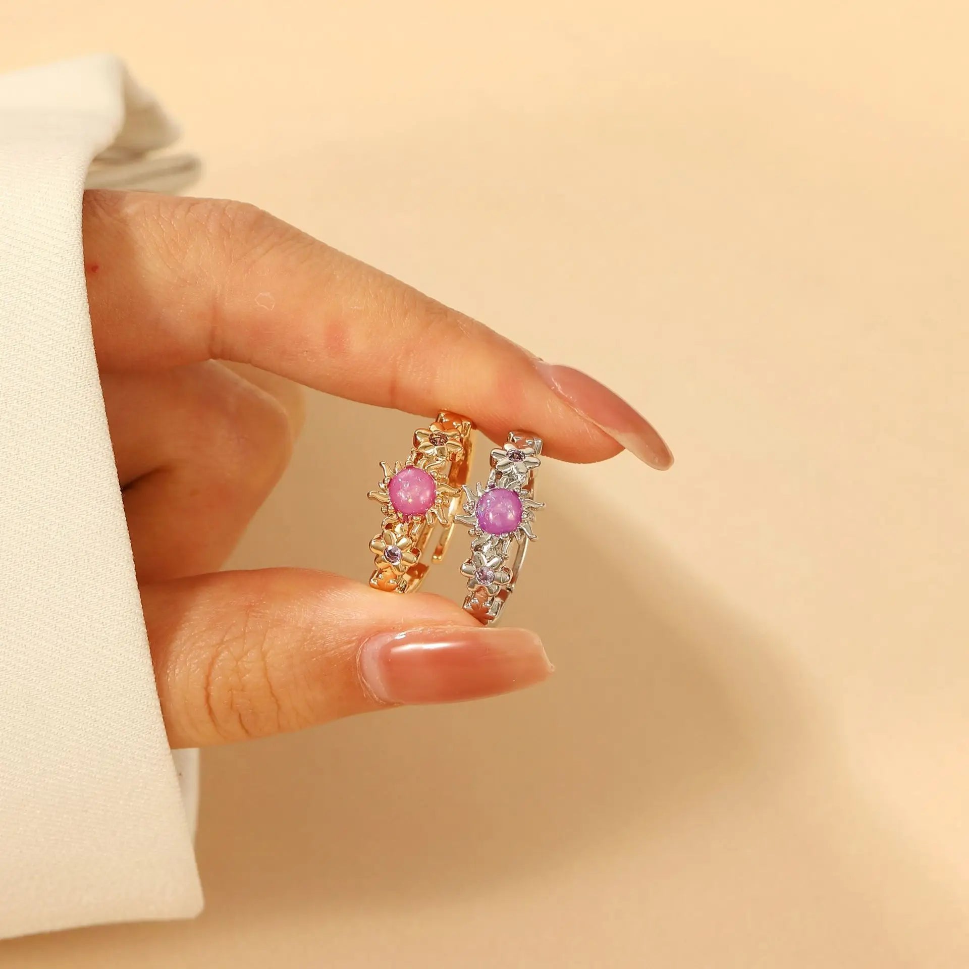 Rapunzel Sun Flower Rings Women