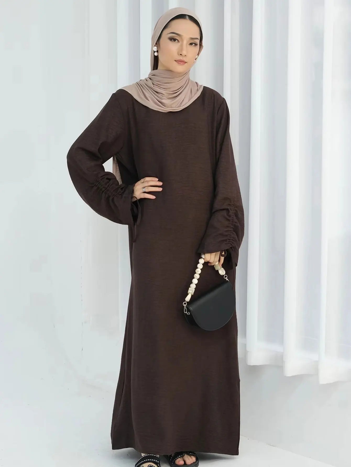 Eid Islamic Modest Dress for Women Abaya