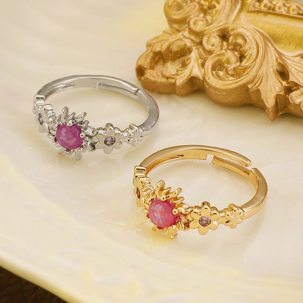 Rapunzel Sun Flower Rings Women