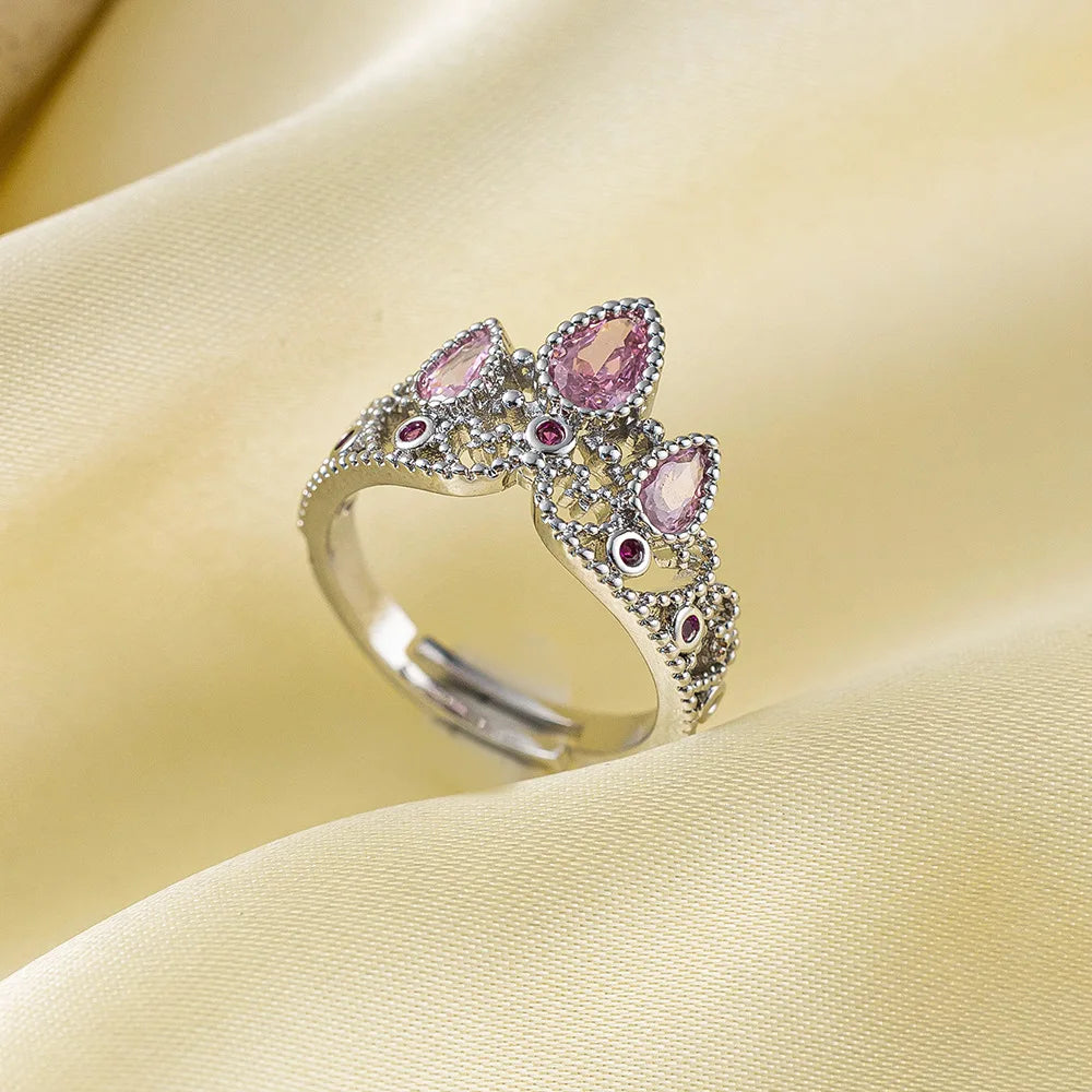 Rapunzel Crown Rings,Princess Jewelry,For Woman Girls
