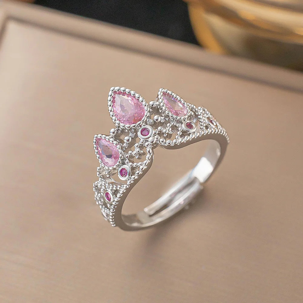 Rapunzel Crown Rings,Princess Jewelry,For Woman Girls