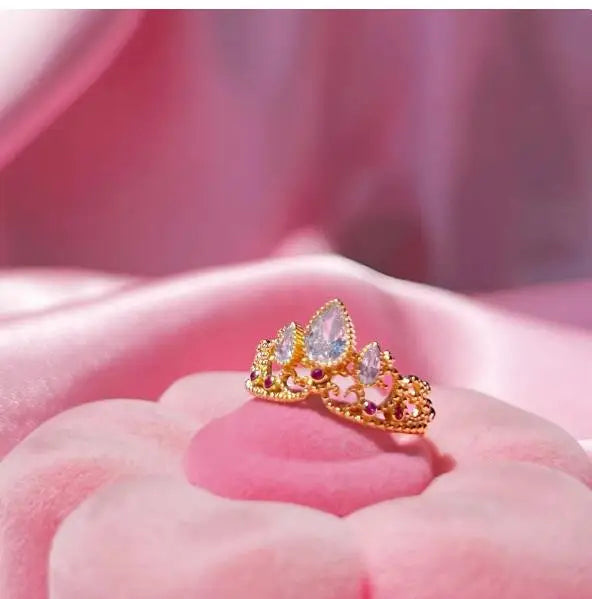 Rapunzel Crown Rings,Princess Jewelry