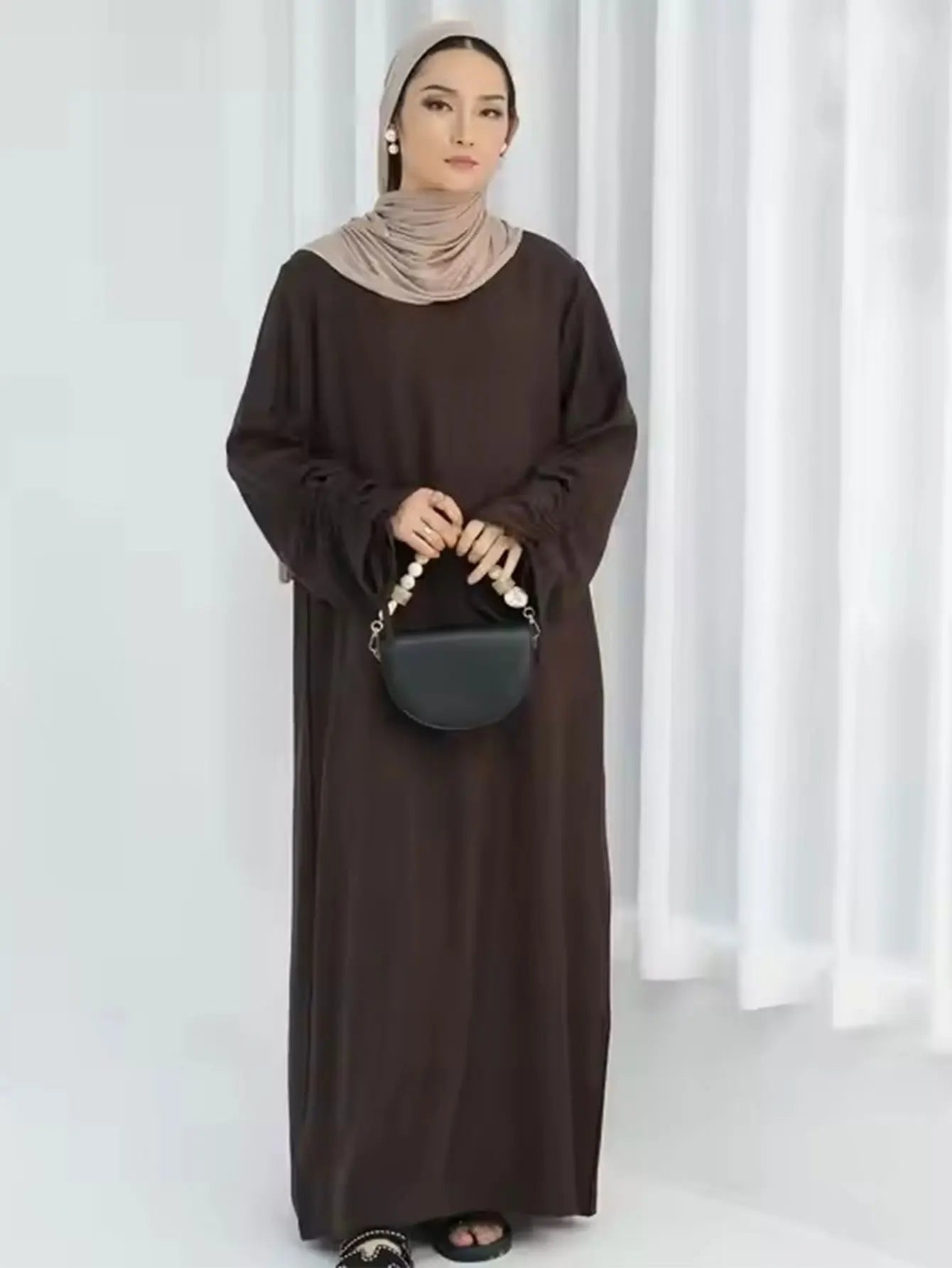 Eid Islamic Modest Dress for Women Abaya