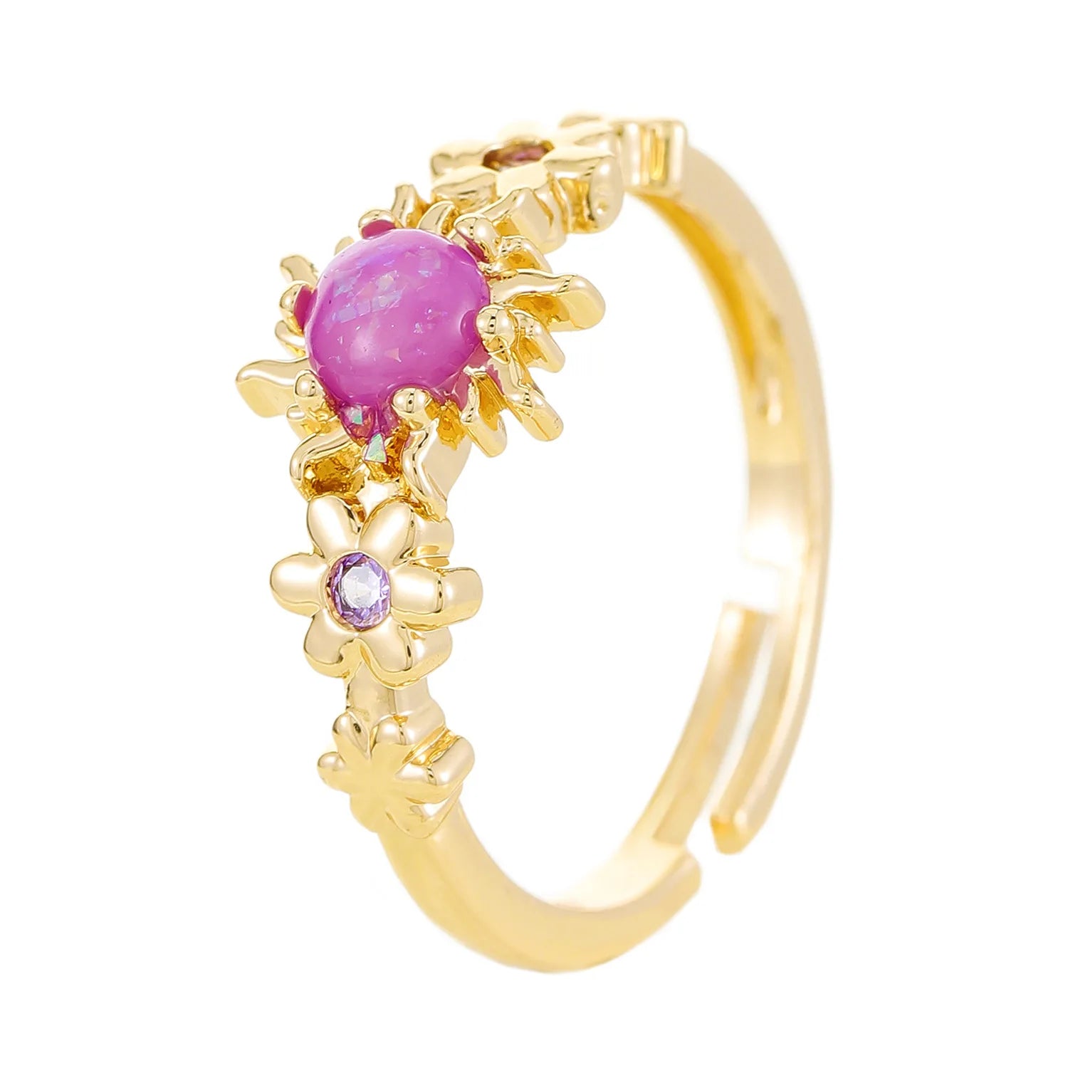 Rapunzel Sun Flower Rings Women